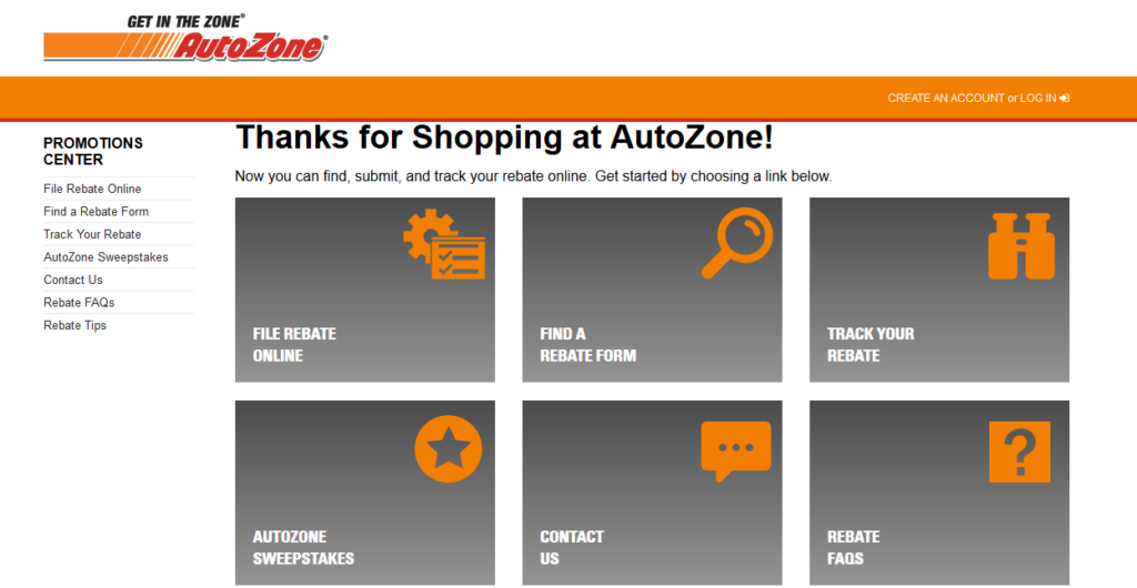 Autozone Online Rebate
